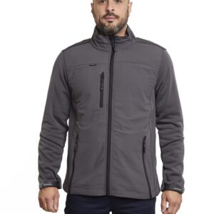 Chaqueta Softshell<br>Híbrida Gris