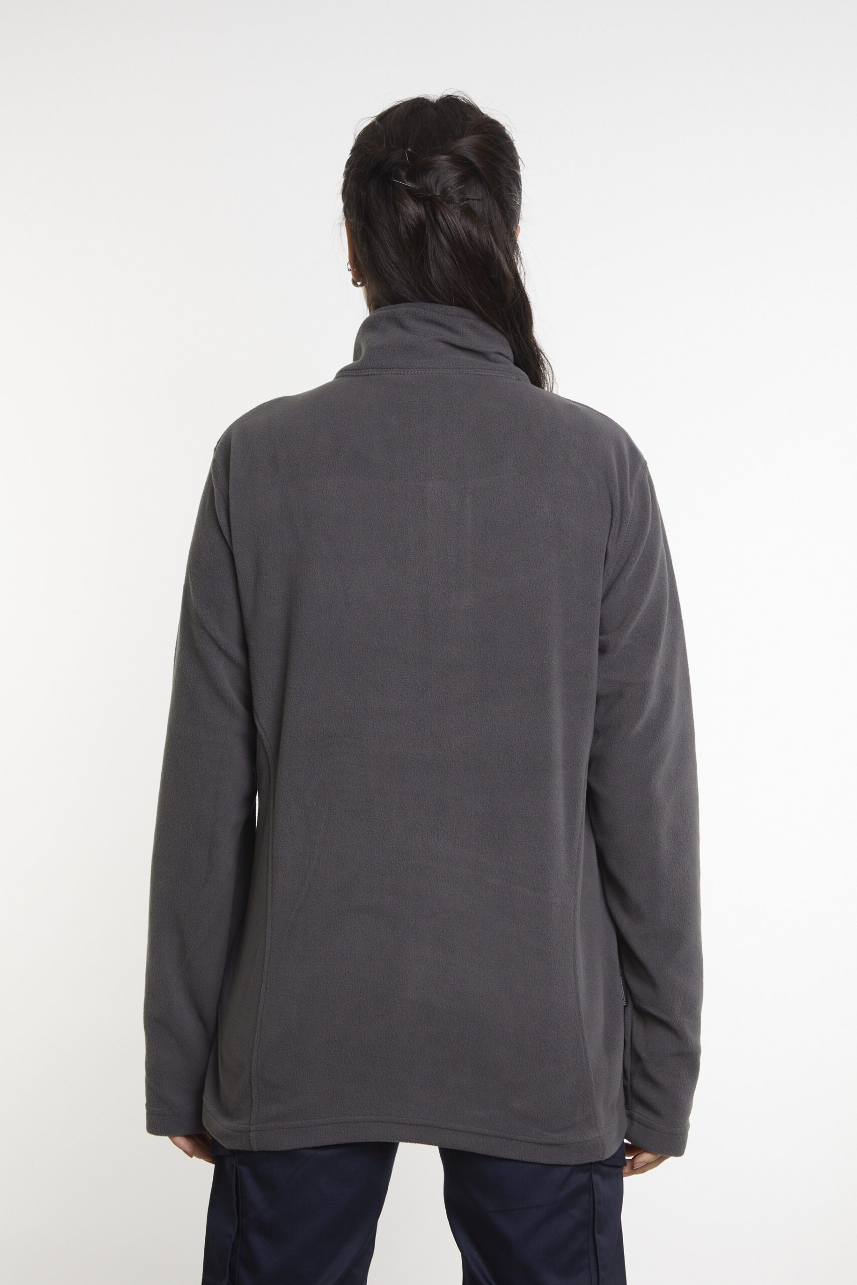 Polar Medio Cierre<br>Clasic Gris Mujer - Imagen 6