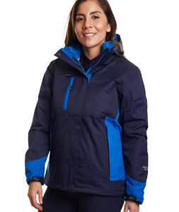 Parka 3 en 1<br> George Azul Mujer