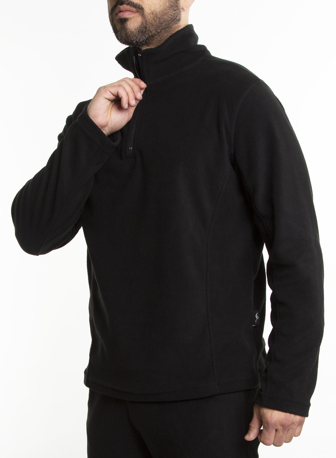 Polar Medio Cierre<br>Clasic Negro - Imagen 3