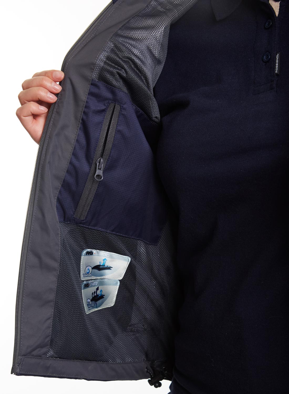Cortaviento Técnico<br>Calvin Azul - Imagen 9
