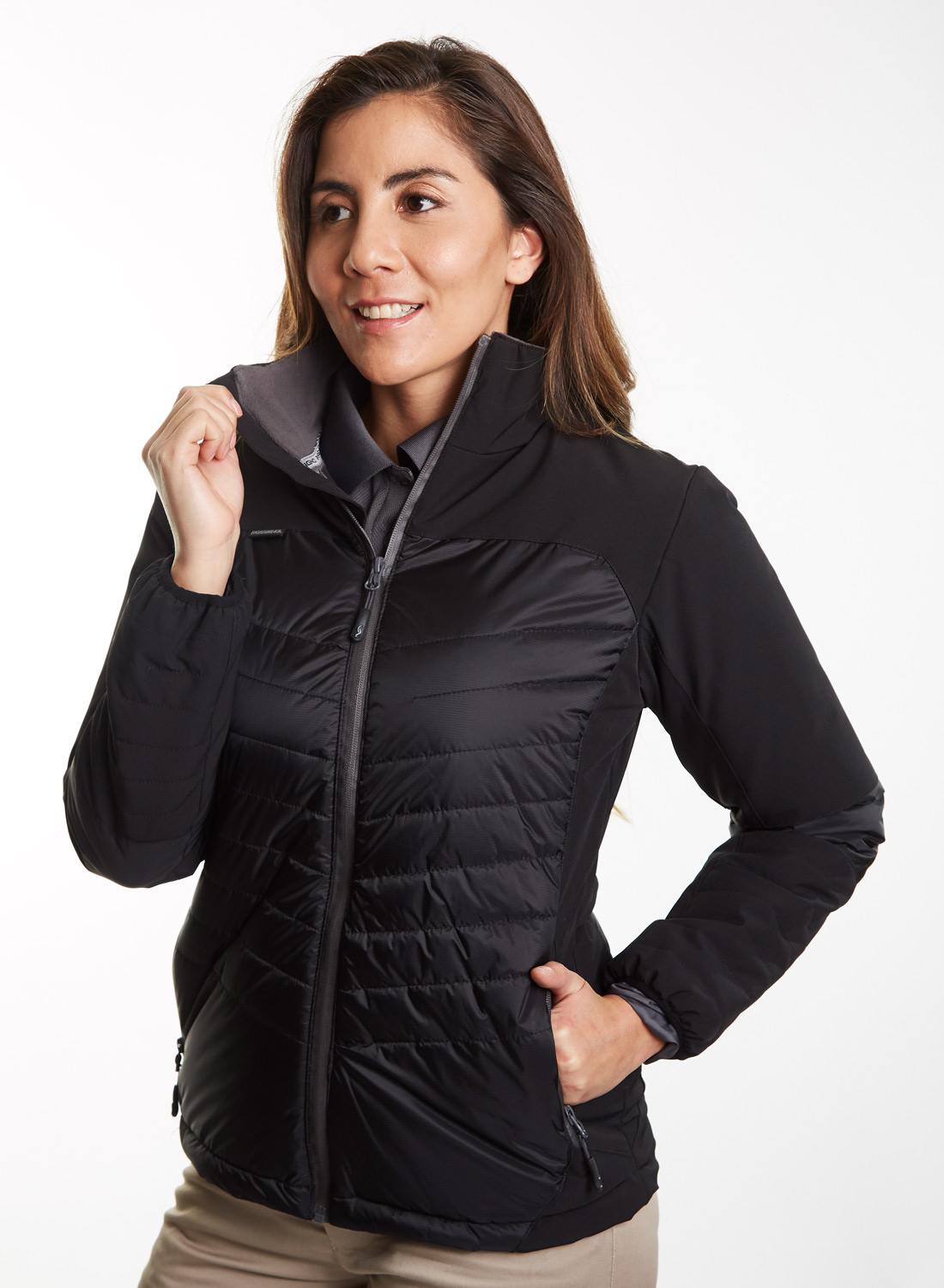 Parka Acolchada Isabel<br>Mujer Negra - Imagen 2