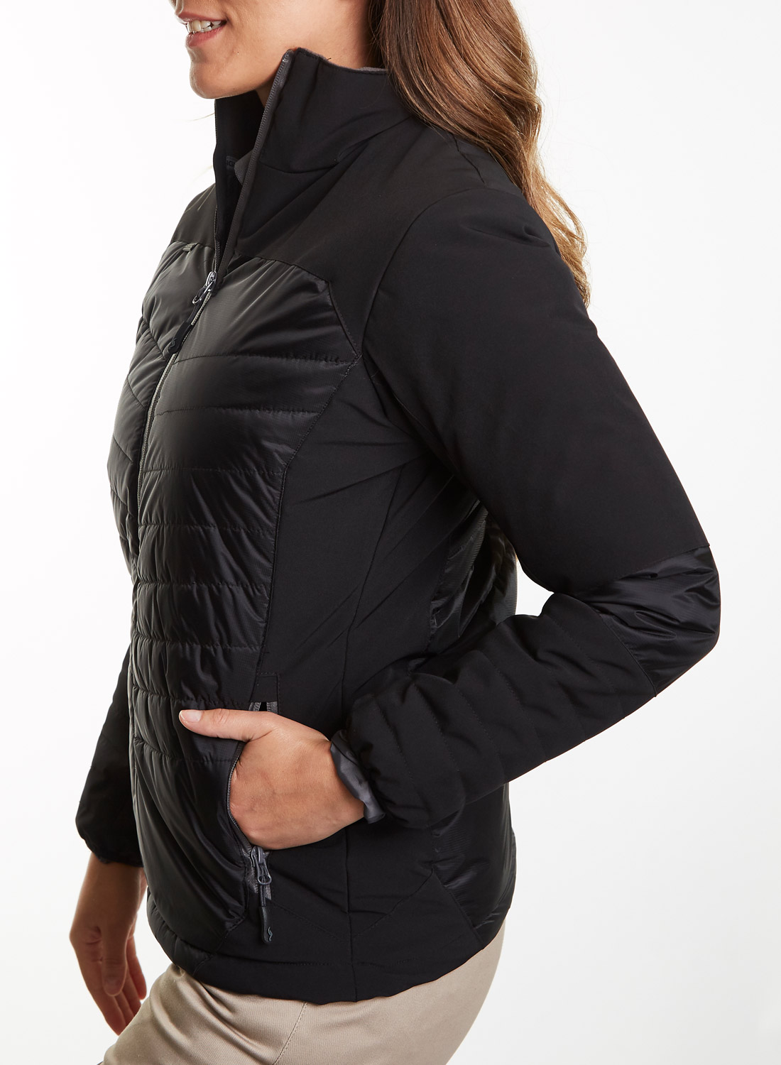 Parka Acolchada Isabel<br>Mujer Negra - Imagen 3