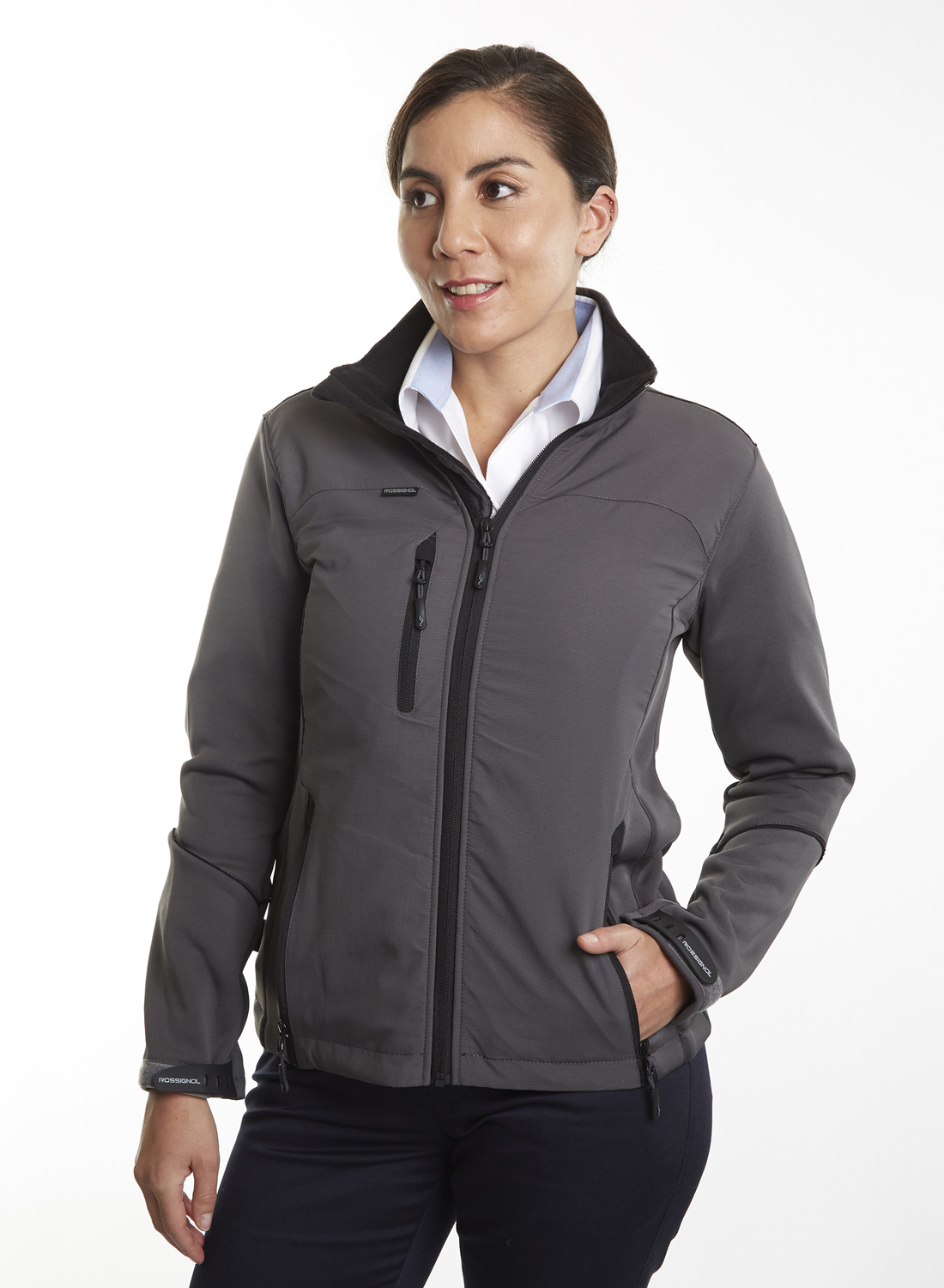 Chaqueta Softshell<br>Híbrida Gris - Imagen 2