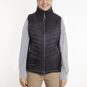 Parka sin Mangas<br>Isa Negro Mujer