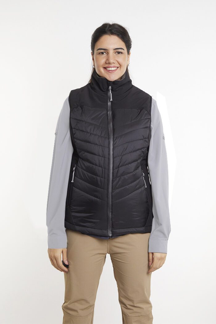 Parka sin Mangas<br>Isa Negro Mujer