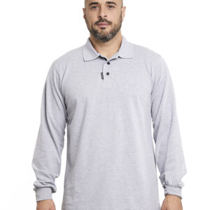 Polera Composición<br> Piqué Gris