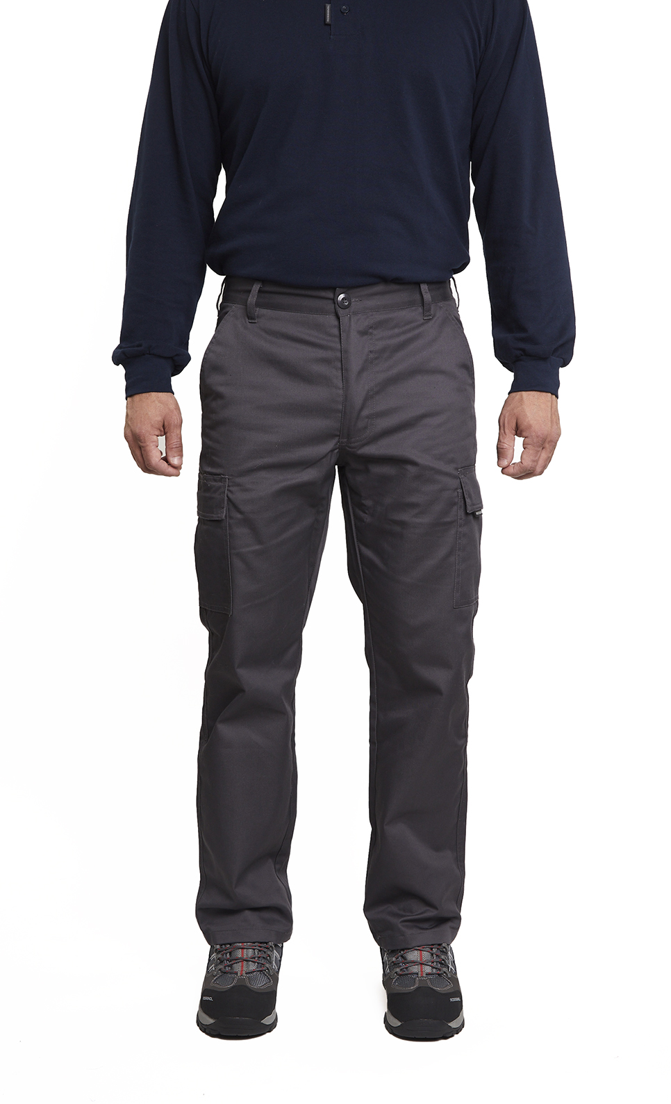 Pantalón Unisex<br> Cargo Gris - Imagen 2
