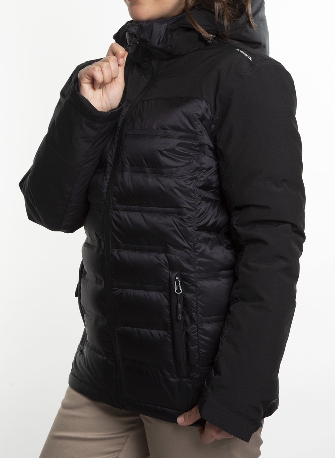 Parka Pluma<br> Arnold Negro Mujer - Imagen 3