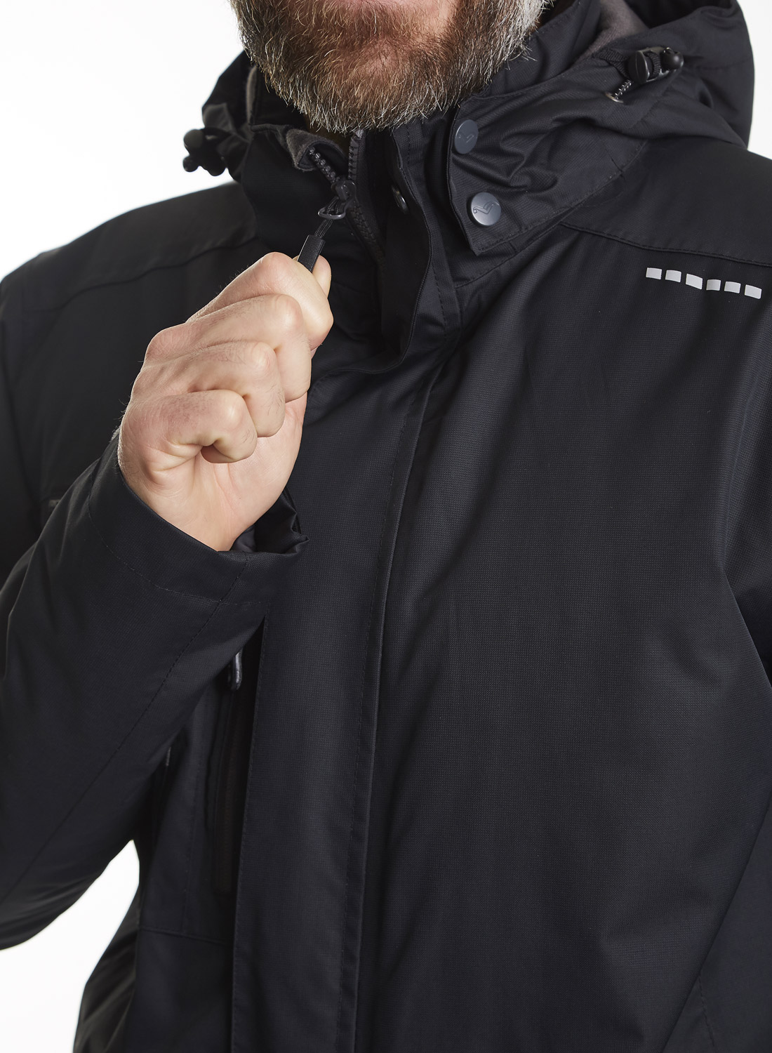 Parka Impermeable<br>Jansen Negro - Imagen 6