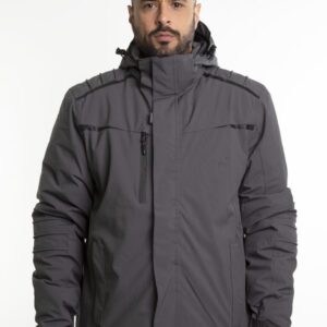 Parka Spandex<br> Moto Gris