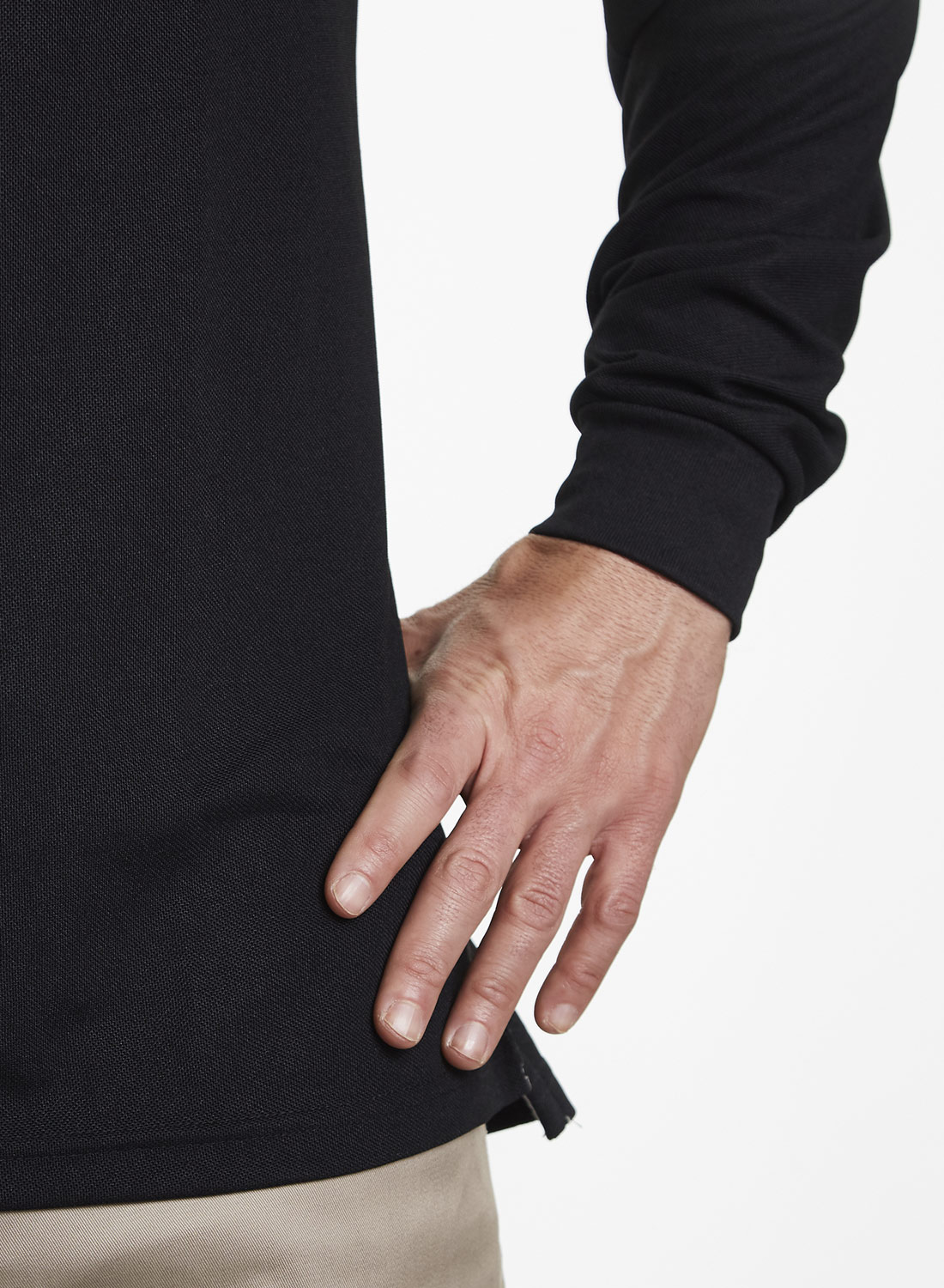 Polera Dryfit<br> Philip Negro - Imagen 7