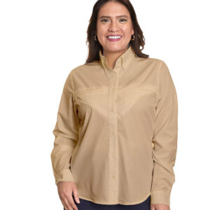 Camisa Krista <br> Beige Mujer
