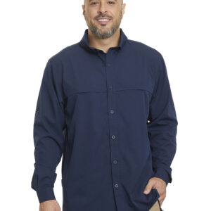camisa krista azul hombre