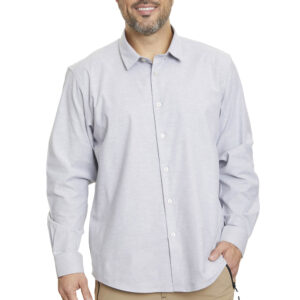 Camisa Dorian <br> Oxford Spandex Gris