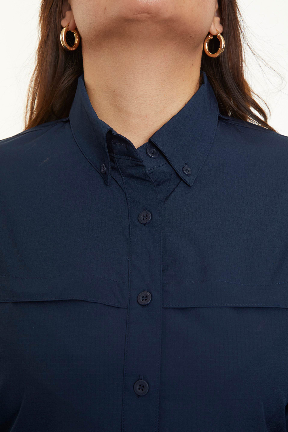 Camisa Krista <br> Azul Mujer - Imagen 2