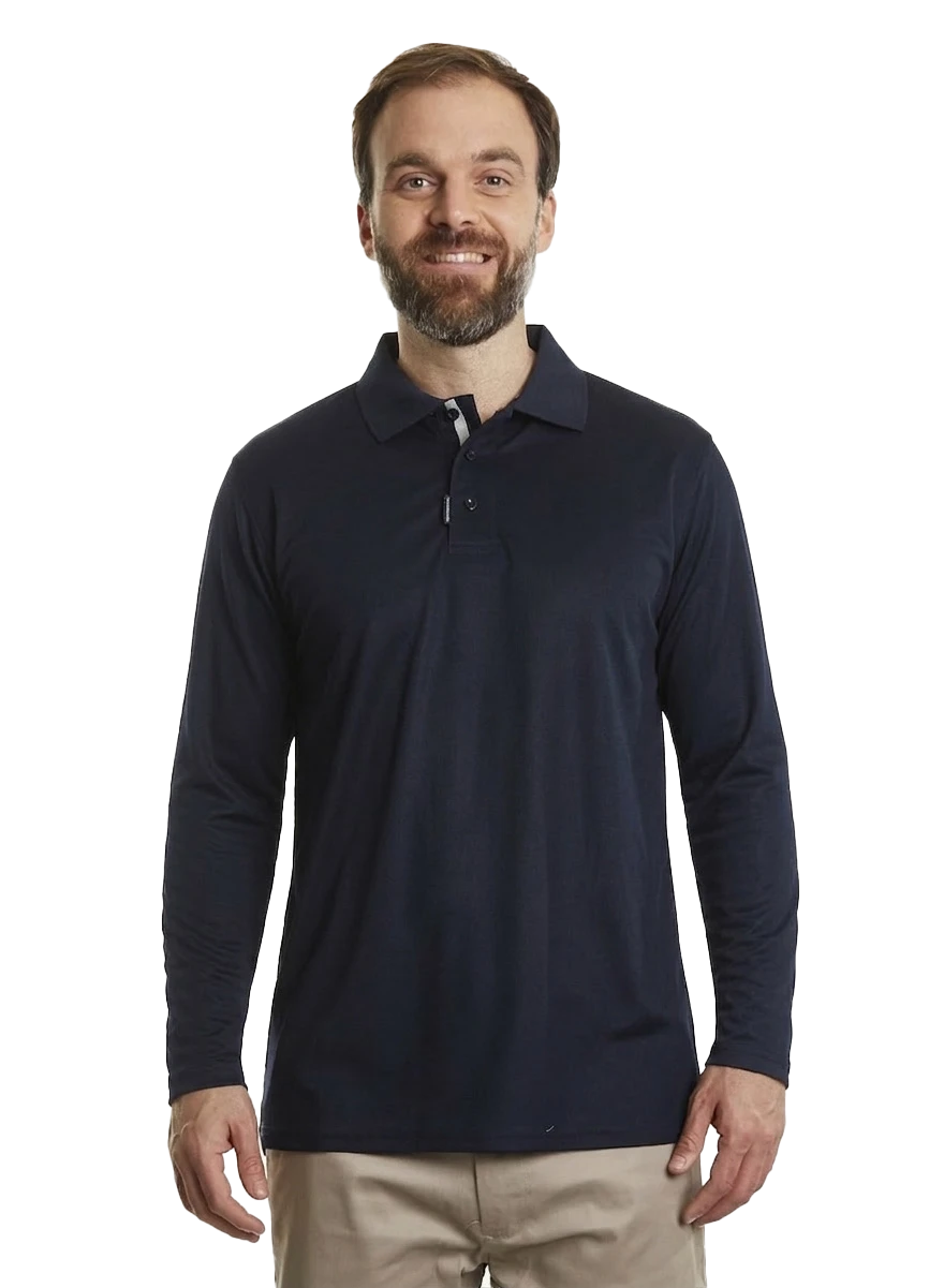 POLERA PORTER AZUL HOMBRE RSGL