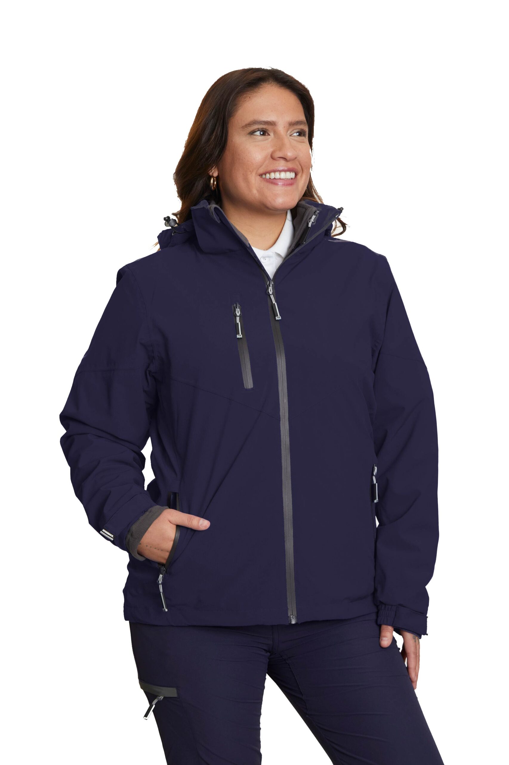 Parka Darwin <br> 3 en 1 Azul Marino Mujer - Imagen 2