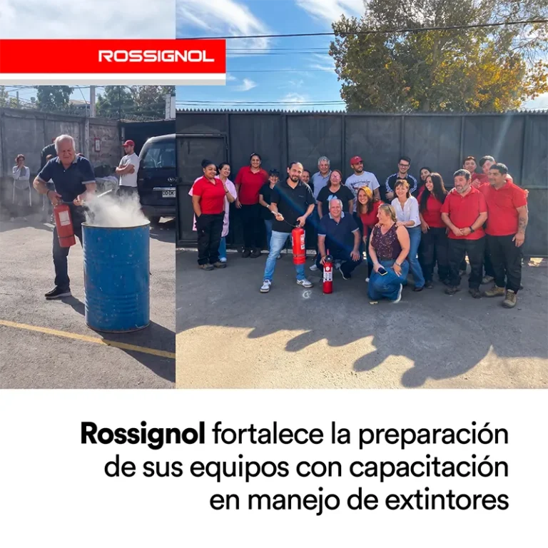 Capacitación en manejo de extintores en Rossignol